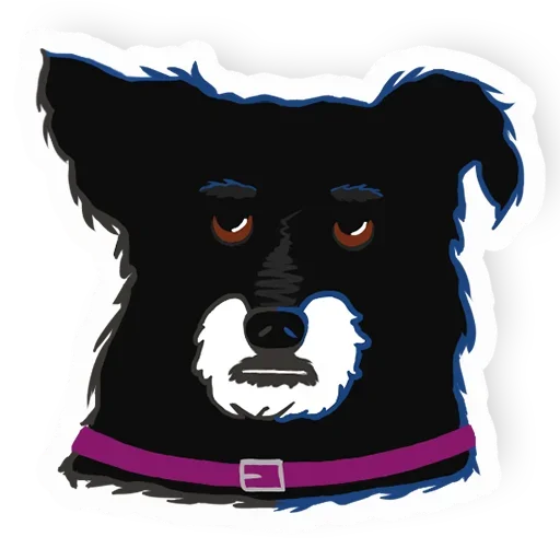 😕 Стикер «New Years Dog» для Telegram