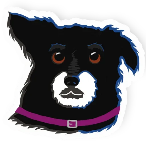 Стикерпак New Years Dog для Telegram