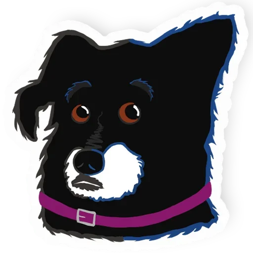 😨 Стикер «New Years Dog» для Telegram