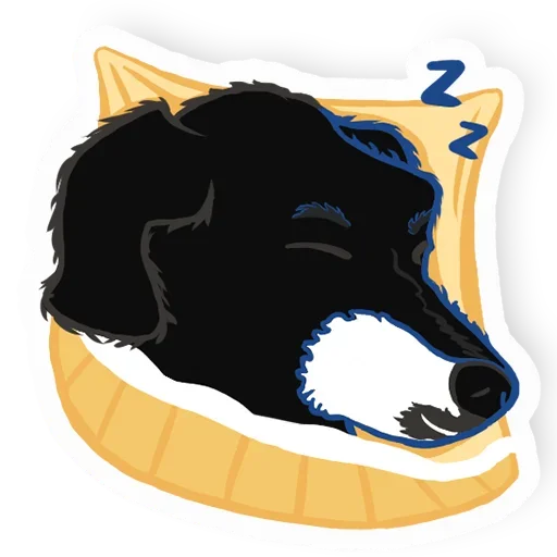 😱 Стикер «New Years Dog» для Telegram