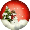 🎅 Эмодзи «Зелёные буквы и новогодние значки» для Telegram