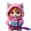 🐱 Эмодзи «Новогодний подарок» для Telegram