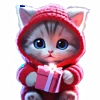 🐱 Эмодзи «Новогодний подарок» для Telegram
