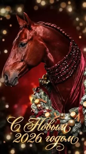 🌟 Стикер «Happy new year» для Telegram