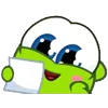 Стикер 40 Nibble Nom Emoji
