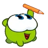 Стикер 8 Nibble Nom Emoji