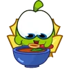 Стикер 35 Nibble Nom Emoji