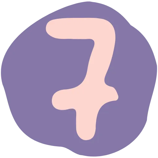 7️⃣ Эмодзи «Нежно-розовые и фиолетовые буквы» для Telegram
