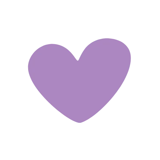 ❤️ Эмодзи «Нежно-розовые и фиолетовые буквы» для Telegram