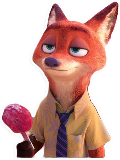 🍦 Стикер «NickWilde» для Telegram