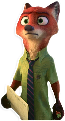 📝 Стикер «NickWilde» для Telegram