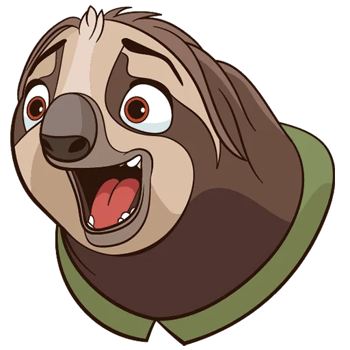 🤩 Стикер «Ник Уайлд Без Текста» для Telegram