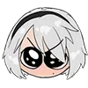 Стикер 61 😒 Набор эмоджи по игре «NieR Automata»