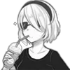 Стикер 21 😒 Набор эмоджи по игре «NieR Automata»