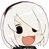 Стикер 6 😒 Набор эмоджи по игре «NieR Automata»