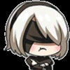 😠 Эмодзи «2B from NieRAutomata» для Telegram