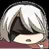 😒 Эмодзи «2B from NieRAutomata» для Telegram