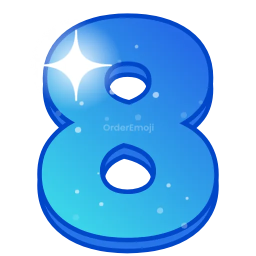 🌌 Эмодзи «Night sky - голубые буквы с анимацией , русские и английские» для Telegram