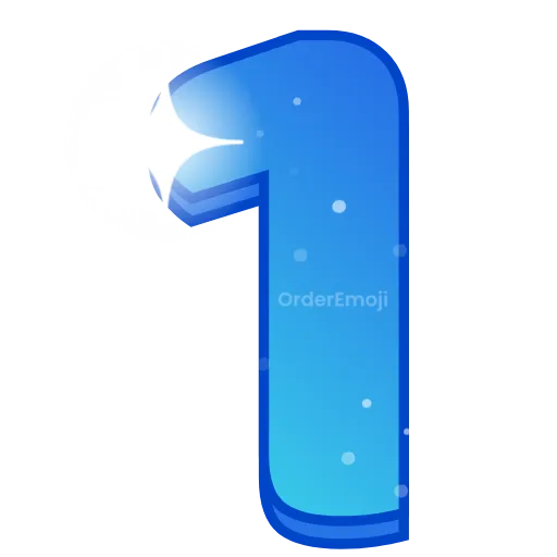 🌌 Эмодзи «Night sky - голубые буквы с анимацией , русские и английские» для Telegram
