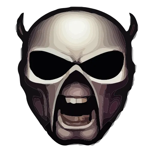 Стикер 18 💀 Набор эмоджи с криповыми рожицами в HD качестве
