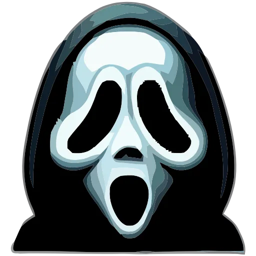 Стикер 55 💀 Набор эмоджи с криповыми рожицами в HD качестве