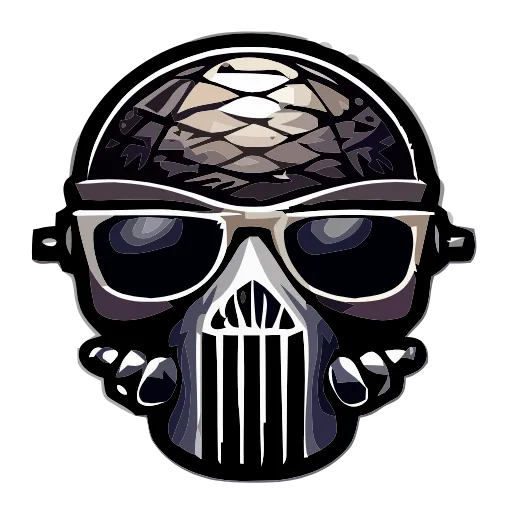 Стикер 4 💀 Набор эмоджи с криповыми рожицами в HD качестве