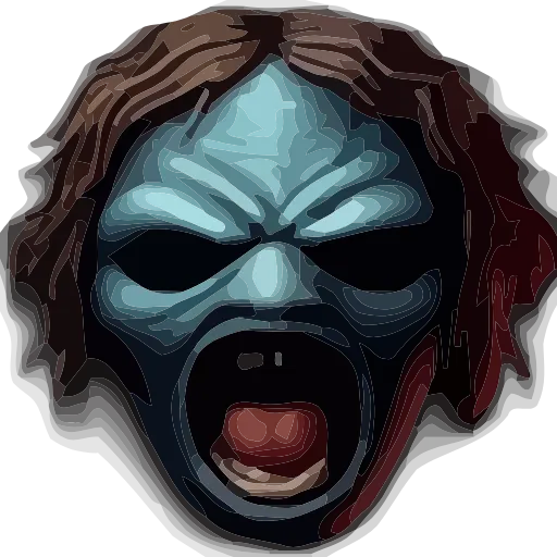 Стикер 30 💀 Набор эмоджи с криповыми рожицами в HD качестве