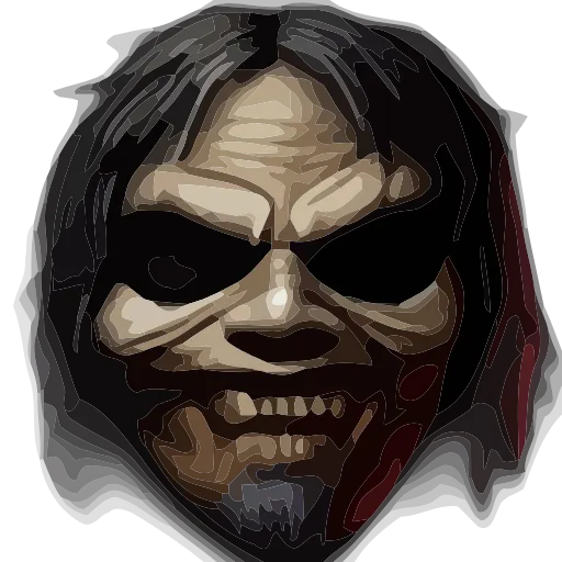Стикер 28 💀 Набор эмоджи с криповыми рожицами в HD качестве