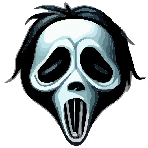 Стикер 41 💀 Набор эмоджи с криповыми рожицами в HD качестве