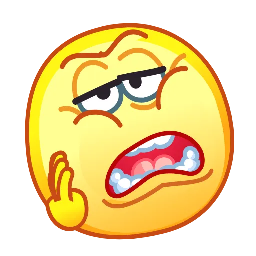 Стикер 18 Ninny Emoji -