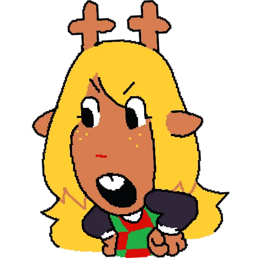 😤 Стикер «Noelle Holiday» для Telegram
