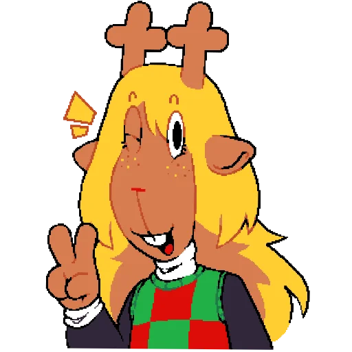 ✌ Стикер «Noelle Holiday» для Telegram