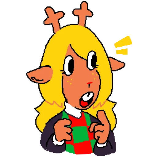 😲 Стикер «Noelle Holiday» для Telegram
