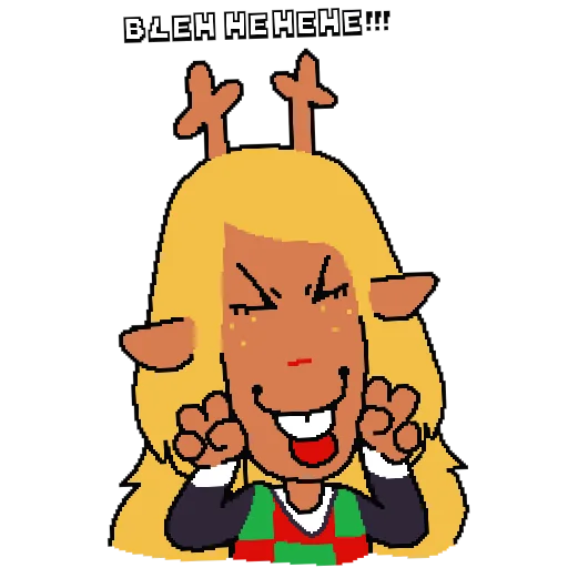 😛 Стикер «Noelle Holiday» для Telegram