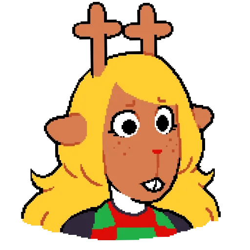 😕 Стикер «Noelle Holiday» для Telegram