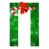 🎄 Эмодзи «Новогодние буквы и значки» для Telegram