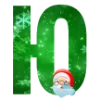 🎄 Эмодзи «Новогодние буквы и значки» для Telegram