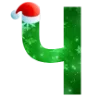 🎄 Эмодзи «Новогодние буквы и значки» для Telegram