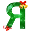 🎄 Эмодзи «Новогодние буквы и значки» для Telegram