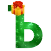 🎄 Эмодзи «Новогодние буквы и значки» для Telegram