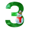 🎄 Эмодзи «Новогодние буквы и значки» для Telegram