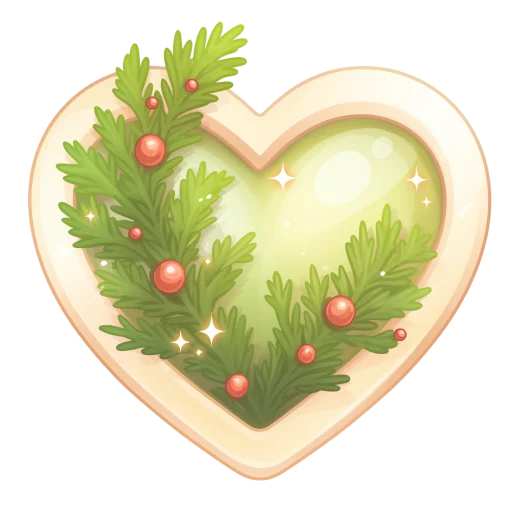 💚 Стикер «новогодний уют» для Telegram