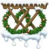 🎄 Эмодзи «Зелёные буквы, новогодние иконки» для Telegram