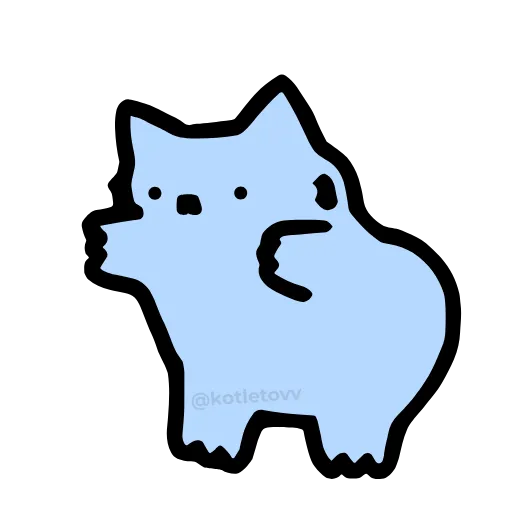 🕺 Эмодзи «Nub Nub Cat» для Telegram