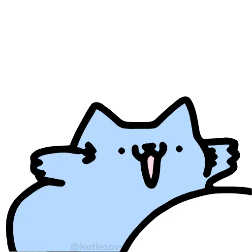 🔞 Эмодзи «Nub Nub Cat» для Telegram