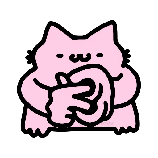 🍓 Эмодзи «Nub Nub Cat» для Telegram