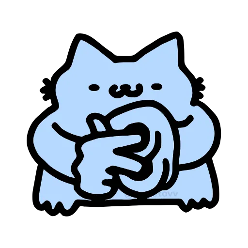 🍓 Эмодзи «Nub Nub Cat» для Telegram