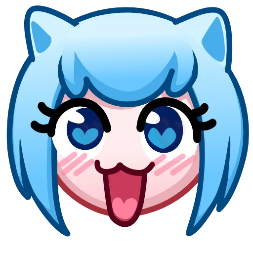 Стикер 8 Nya Emoji