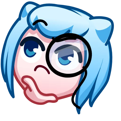 Стикер 17 Nya Emoji