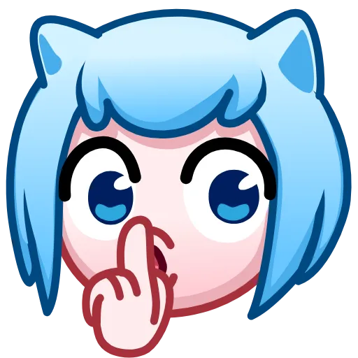 Стикер 18 Nya Emoji
